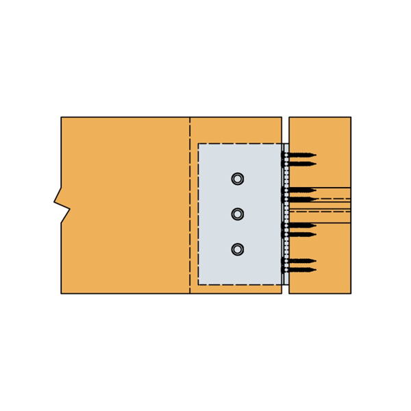 Étrier en âme aluminium Simpson BTALU1200
