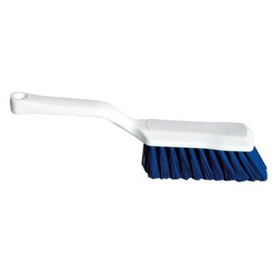 Balayette de nettoyage - Fibres polyester - Longueur 28 cm - Polypropylène blanc