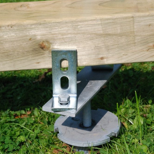 Équerre de fixation système Weasyfix - 85 x 38 x 5 mm + Vis M10 + écrou - sachet de 4 pièces