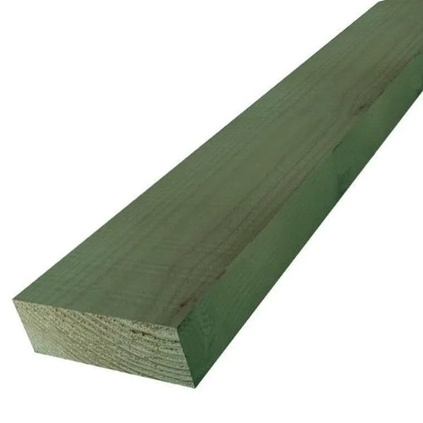 Bois d'ossature en Douglas - traitement classe 3 vert - classe structurelle C24 - 45 MM x 95 MM x 6,00 M