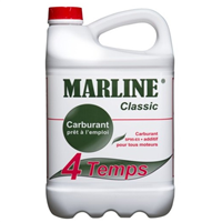 Carburant de moteur essence 4 temps Marline Classic avec additif - prêt à l'emploi - 5 litres