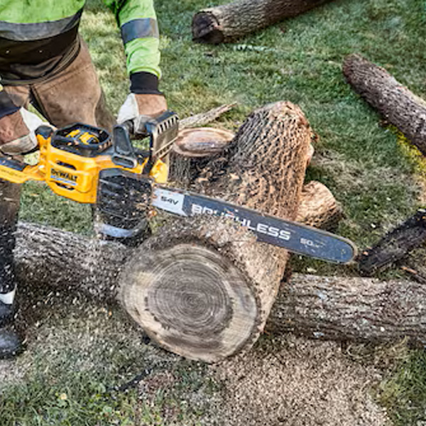 Tronçonneuse élagueuse Dewalt DCMCS575X1-QW - Flexvolt XR 54V 9Ah Li-Ion 50 cm - avec batterie et chargeur