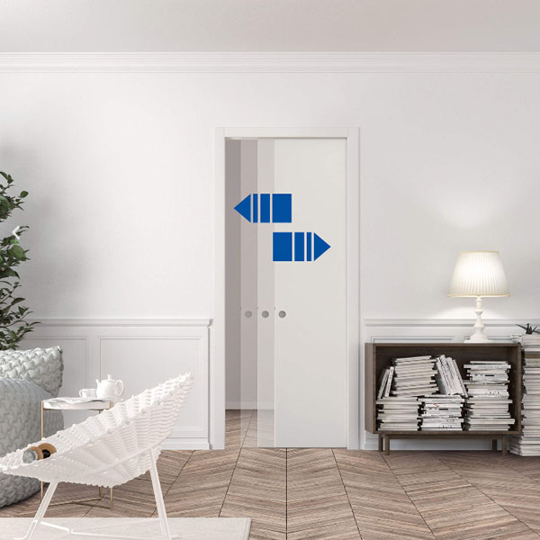 Amortisseur pour porte coulissante BIAS Double Sens pour châssis à galandage Unique et Extension