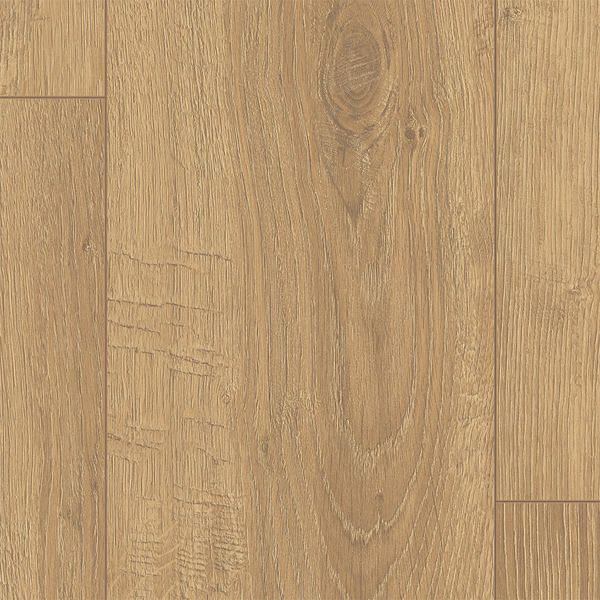 Parquet stratifié Classic 8/33 - 4 chanfreins avec système CLIC it! - 193 x 8 x 1292 mm - Chêne Sherman miel