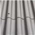 Plaque ondulée 6 ondes en fibres-ciment - Couverture et Façade - P06 Coloronde FR - 1585 x 1095 mm - Gris clair