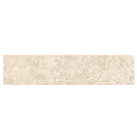 Plinthe de carrelage effet travertin - Realstone Treavertino Cross - 60,0 CM x 7,0 CM - Coloris Beige