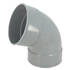 Coude d'évacuation à 67'30° Femelle/Femelle - PVC gris - diamètre 160 mm - Nicoll