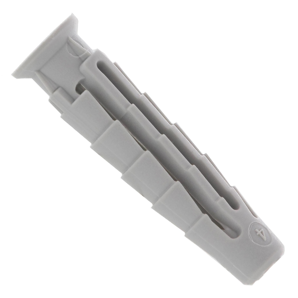 Cheville nylon Pro6 Spit sans vis pour matériaux pleins et creux - 6 x 30 mm - Boîte de 100