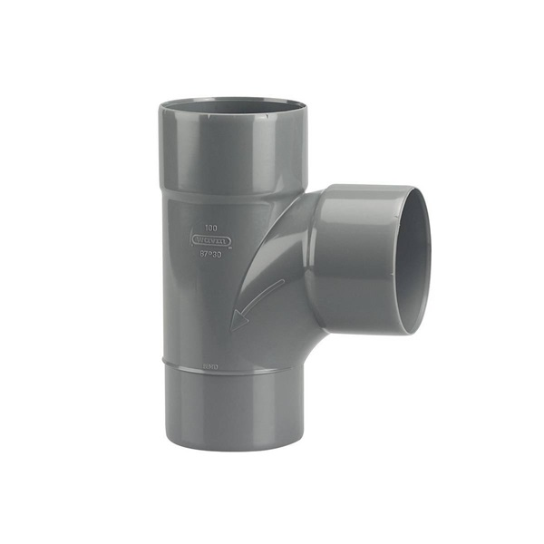 Culotte PVC MF à coller - Angle 87°30 - ⌀ 100 mm - Évacuation des eaux