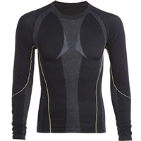 Tee-shirt manches longues sous-vêtement respirant North Ways Caproni noir taille 3XL / 4XL