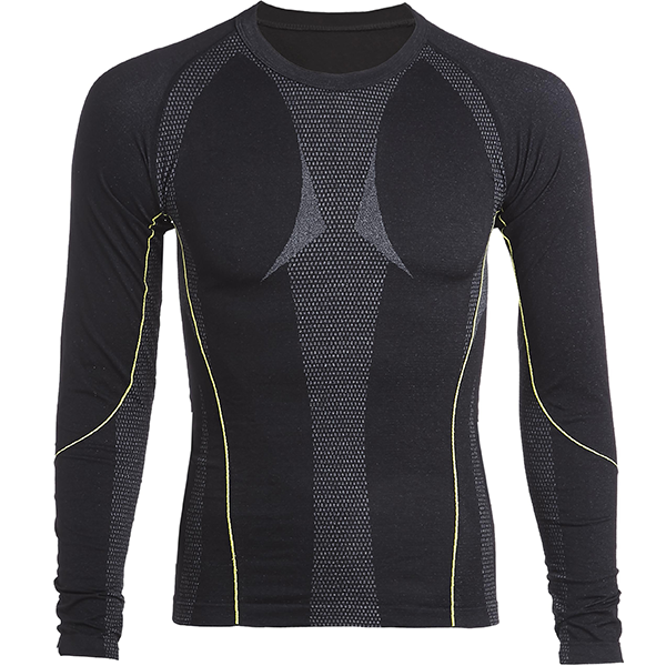 Tee-shirt manches longues sous-vêtement respirant North Ways Caproni noir taille 3XL / 4XL