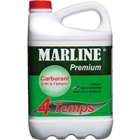 Carburant de moteur essence 4 temps Marline Premium - Alkylate - prêt à l'emploi - 5 litres
