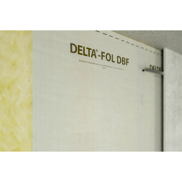 Pare-vapeur translucide armé pour étanchéité air et vapeur - Delta FOL DBF - 1,50 M x 50 M