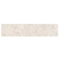 Plinthe de carrelage effet travertin - Realstone Treavertino Cross - 60,0 CM x 7,0 CM - Coloris Bianco
