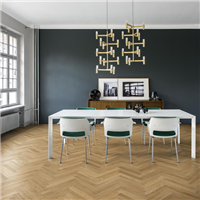 Parquet contrecollé en bâton rompu Studio Chêne AB vernis mat - 490,0 mm x 70 mm - ép. 11,00 mm
