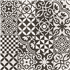 Carrelage intérieur sol et mur effet ciment Contrasti Decoro Mix - Antracite - 20 CM x 20 CM - ép.10 MM