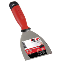 Couteau à enduire en Inox type américain Taliaplast avec manche bi-matière - largeur 8,0 CM