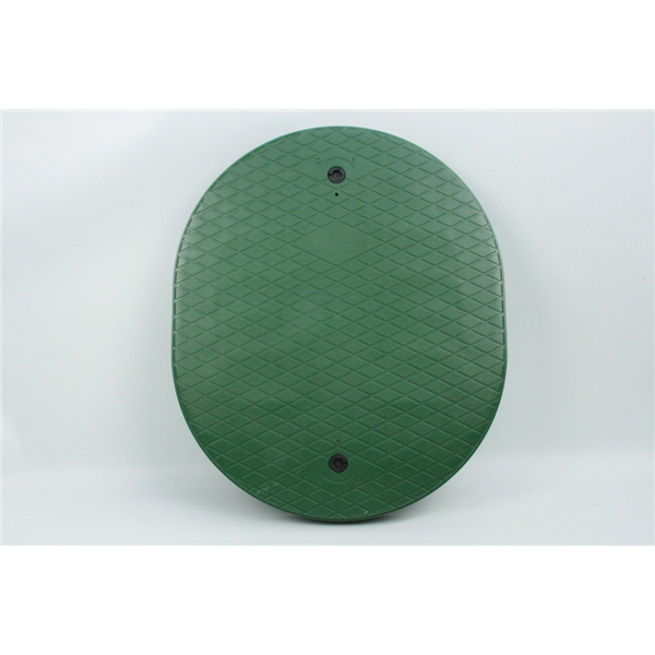 Couvercle PE Injecté Oblong - Vert