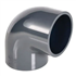 Coude PVC pression Femelle-Femelle 90° à coller pour réseaux piscine - PN16 - Diamètre 63 mm