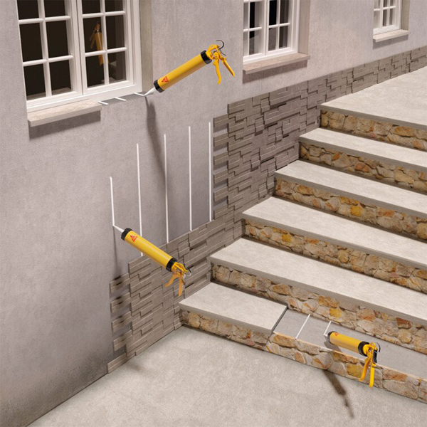 Mastic colle à maintien immédiat - Sika Sikaflex High Tack Purform - coloris Blanc cartouche de 300 ml