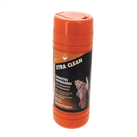 Lingette nettoyante pour mains surfaces et outils à l'Aloé Vera - Xtra'Clean - Boîte de 80 lingettes imprégnées