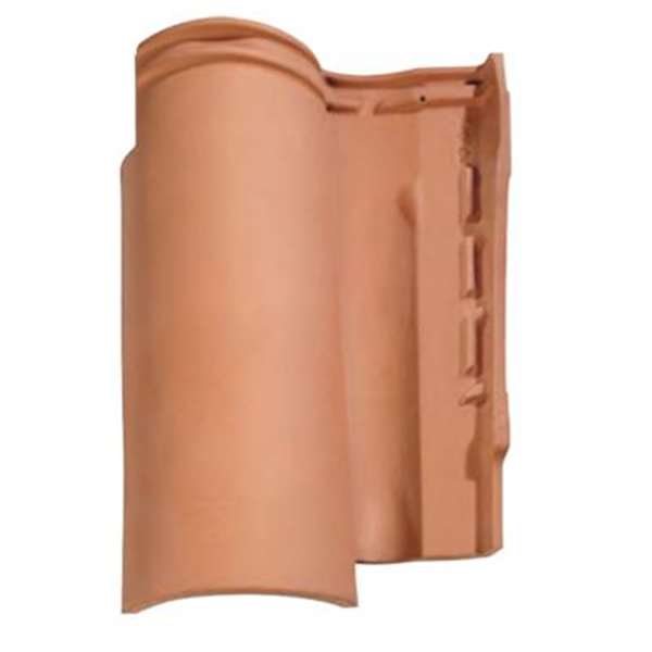 Tuile Galléane 10 - grand moule fort galbe en terre cuite - Aurore