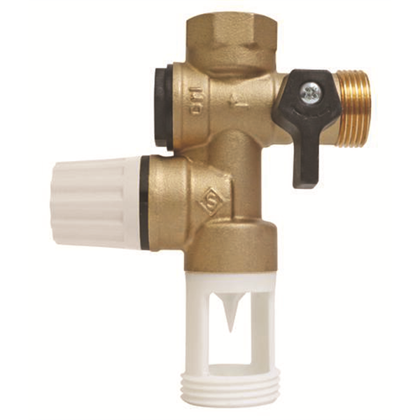 Groupe de Sécurité NF 3/4" à garde d'air droite - Siège laiton pour eau neutre