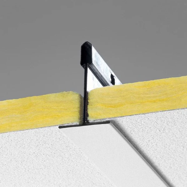 Dalle faux plafond démontable - Ecophon Gedina A - bords droits - ossature T15/T24 - 60,0 CM x 60,0 CM - ép. 15,00 MM