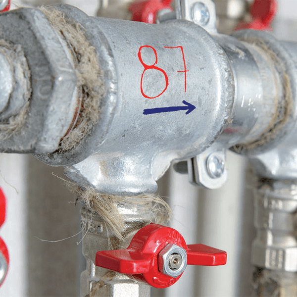 Crayon de marquage rouge et bleu DUO Lyra longueur 175 mm diamètre 10 mm