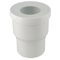 Pipe WC sortie droite Nicoll - Diamètre raccord 100 mm - PVC blanc