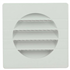 GRILLE EXTERIEURE P/TUBE D.100 MOUS.BLANC