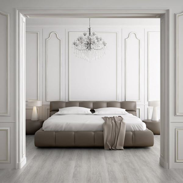 Lame vinyle clipsable imitation bois - Virtuo 55 Rigid Acoustic - 125,0 CM x 22,9 CM - ép. 5,70 MM - Bohem Dark Grey