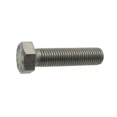 Vis à métaux tête hexagonale filetage total - Inox A2 DIN 933 - M8x40 - Boîte de 100