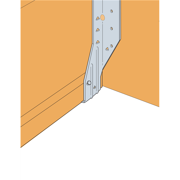 Étrier IUSE à brides latérales acier galvanisé Hauteur 359 mm Largeur 61 mm