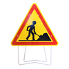 Panneau temporaire de chantier