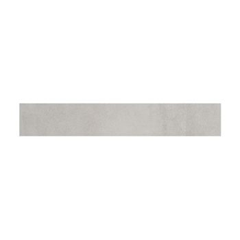 Plinthe de carrelage intérieur en grès cérame émaillé effet béton Edilis Clark - 45,0 CM x 7,4 CM - Perla