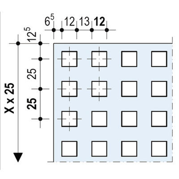 Plaque DELTA UFF Quadril 12/25