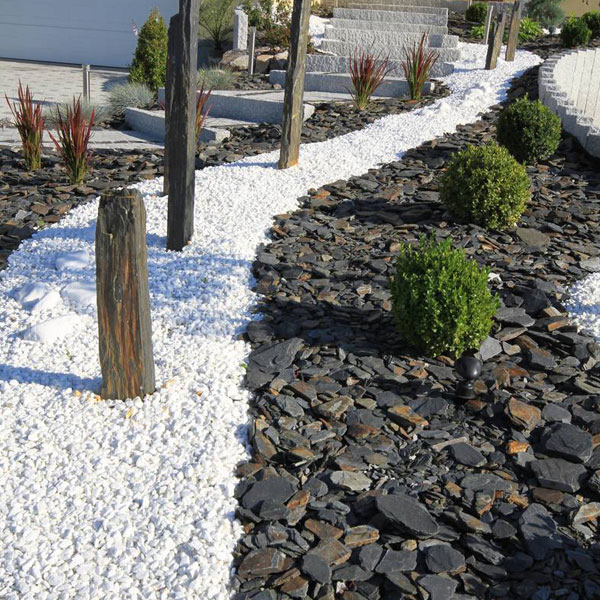 Paillette ardoise pour aménagement paysager 15/30 - sac 25 kg