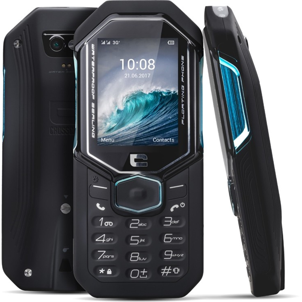 Téléphone portable de chantier étanche avec clavier pack pro Shark-X3 Noir Crosscall