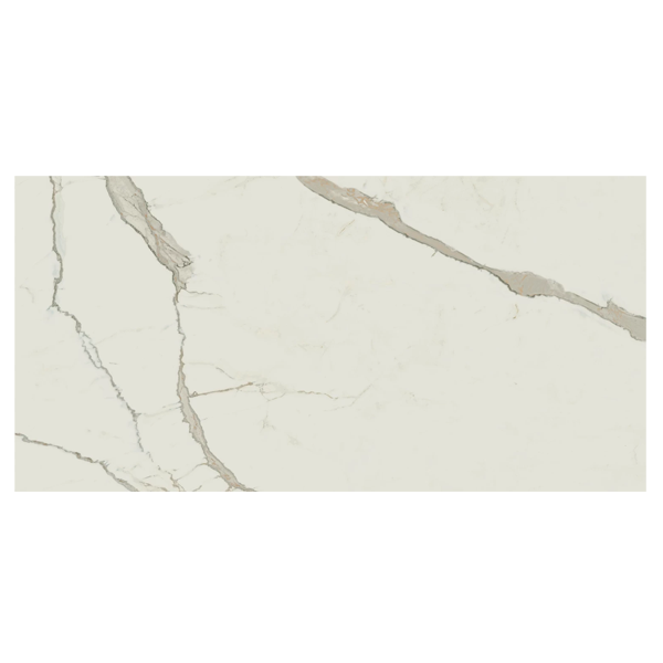 Carrelage intérieur en grès cérame émaillé effet pierre Exigo - 60,0 CM x 30,0 CM - ép. 8,00 MM - Calacatta