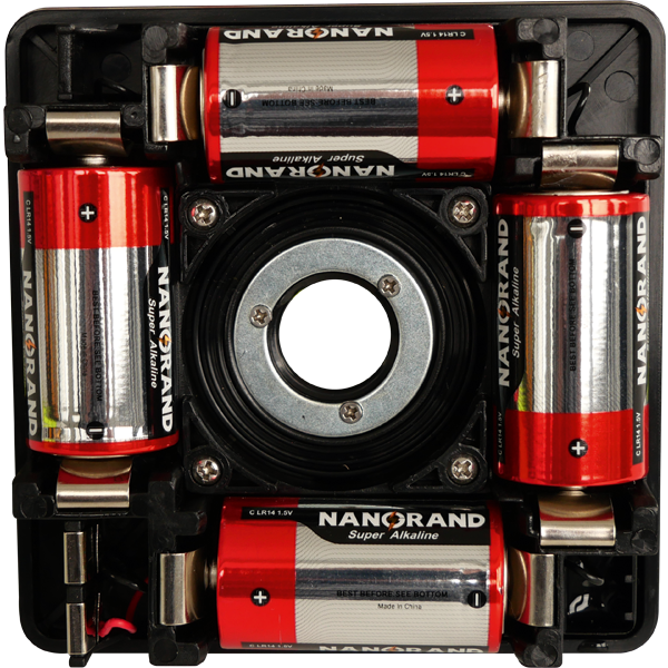 Laser rotatif horizontal à faisceau rouge avec inclinaison manuelle sur 2 axes - Edia R-500 H-IM - IP54 - portée 500 m