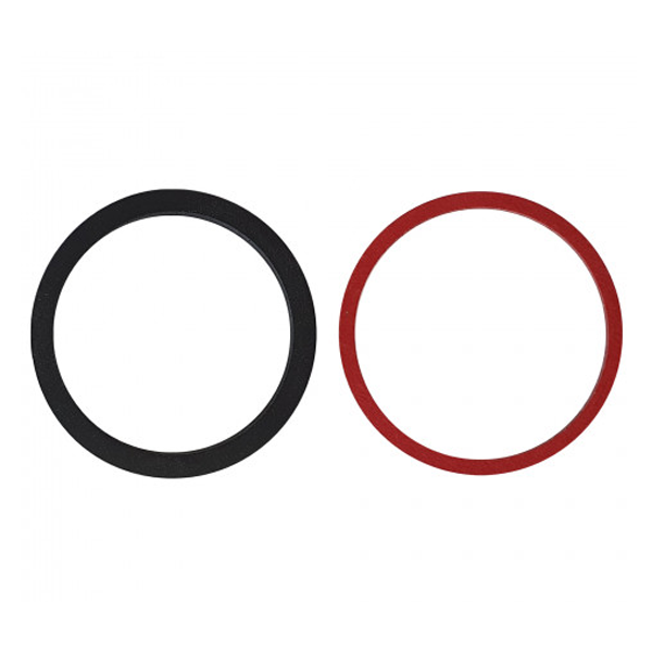 Joint américain d'écrou de siphon 40 x 49 mm - Caoutchouc noir - Diamètre tube 40 mm - Lot de 2