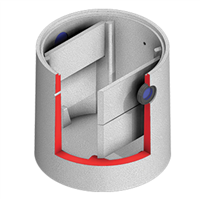 Bac séparateur 200 litres sans couvercle