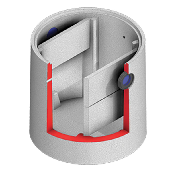 Bac séparateur 200 litres sans couvercle