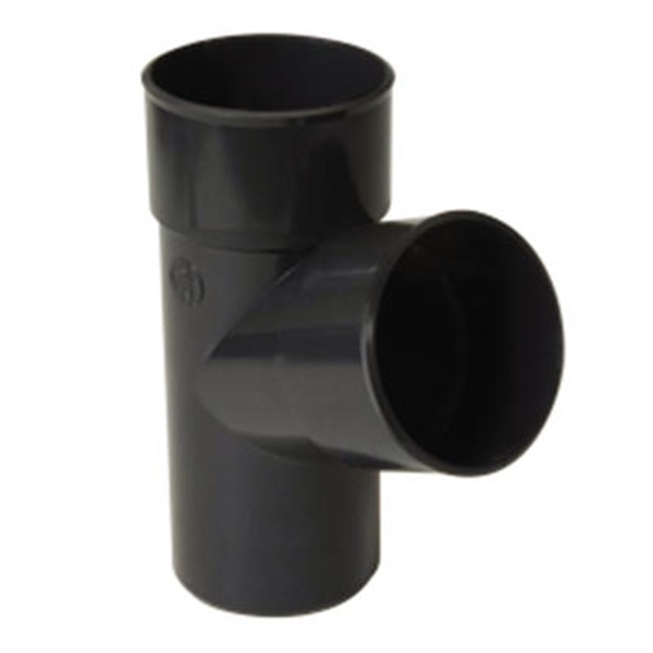 Culotte simple mâle-femelle 67°30 pour tube de descente Ø 80 mm - Anthracite