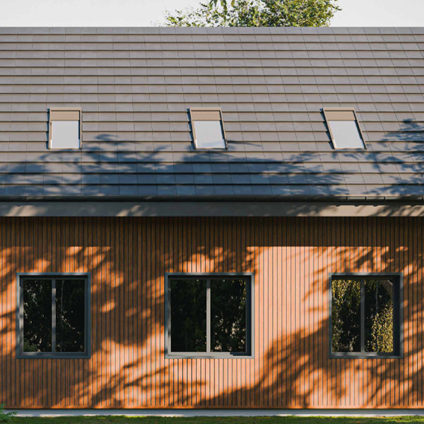 Bardage en PVC cellulaire imitation bois aspect claire-voie - Claircel Premium - Haut. 163,00 MM - Long. 4,00 M - Chêne Miel