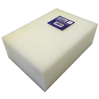 Eponge blanche Obra pour finition enduit 15 x 10 cm synthétique