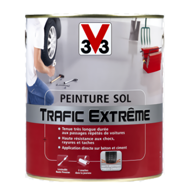 Peinture sol trafic extrême satin gris foncé 2.5 l
