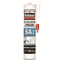 RUBSON Mastic SA2 Sanitaire Tous supports Translucide Cart 280ml