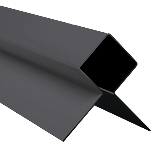 Profilé d'angle extérieur MetalTrim pour bardage Hardie Plank - aluminium laqué Gris anthracite - longueur 3 M